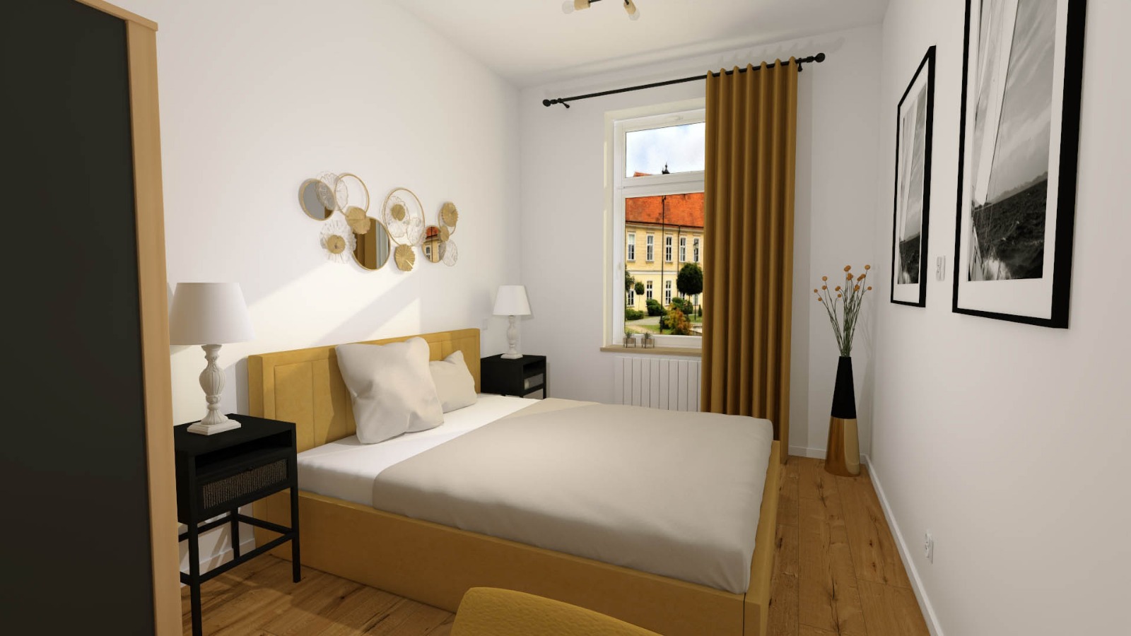 Render 4 mieszkania po podziale na dwa lokale przy ul. Menniczej