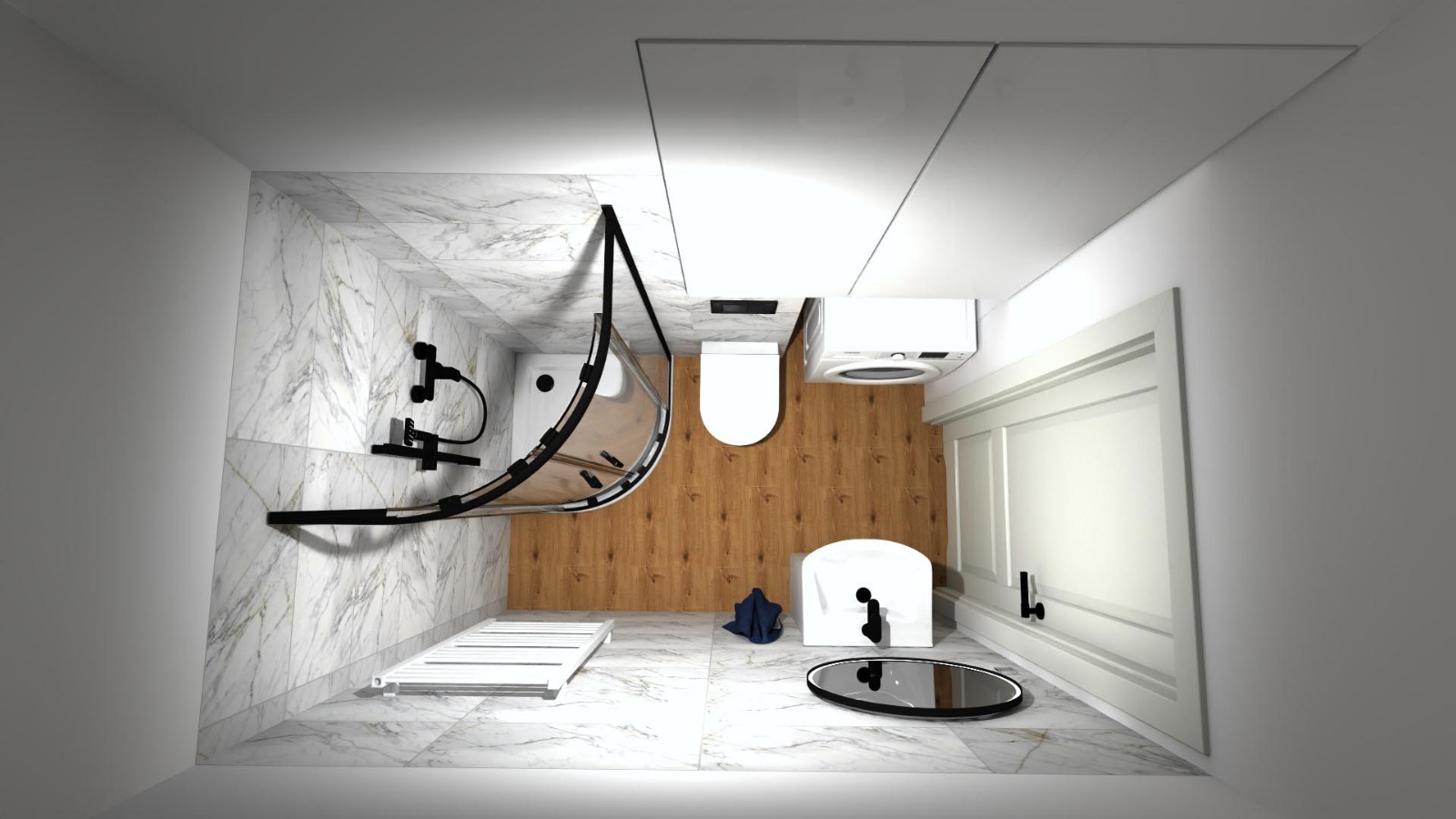 Render 5 mieszkania po podziale na dwa lokale przy ul. Menniczej